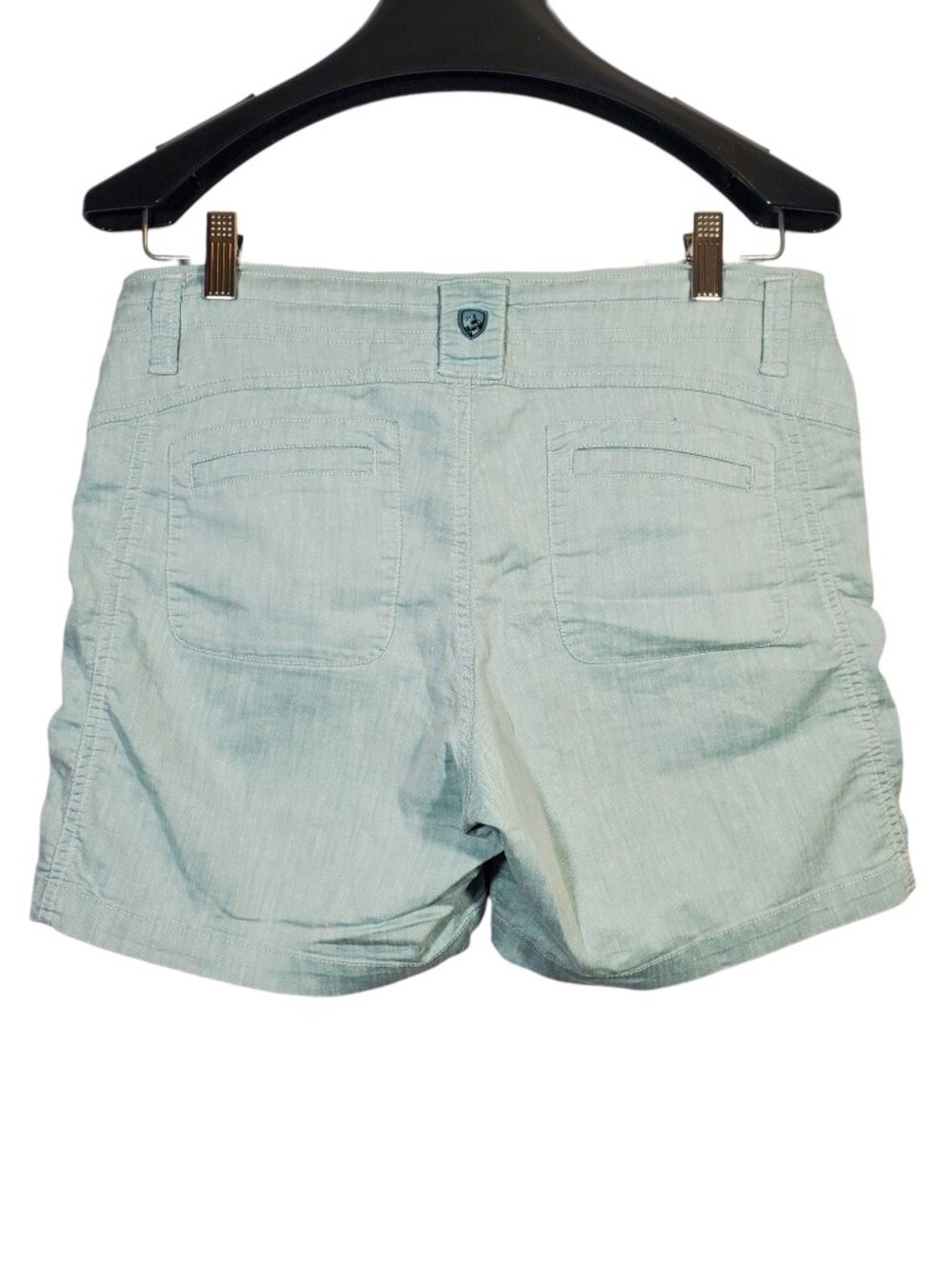 Kuhl Cabo Shorts Women's 6 Blue UPF 50 Cotton Blend Breathable Hiking Coastal - Picture 5 of 9